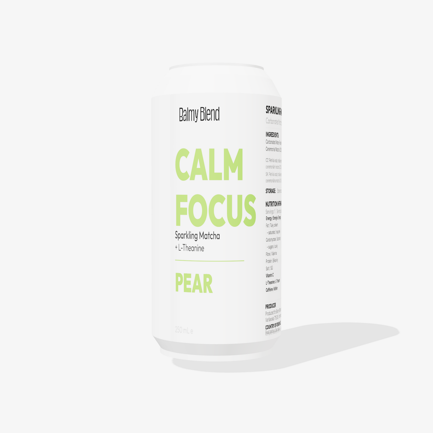 Sparkling Matcha Pear